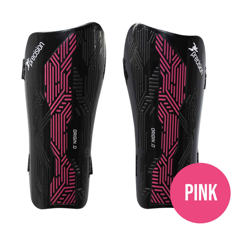 Precision  - Origin.0 Shinguards  - Black/Pink