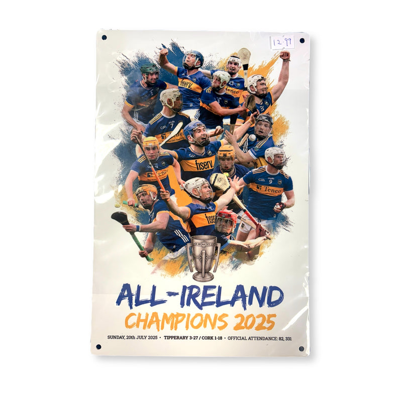 Tipperary GAA  - All-Ireland Champions Sign  - 7x10in