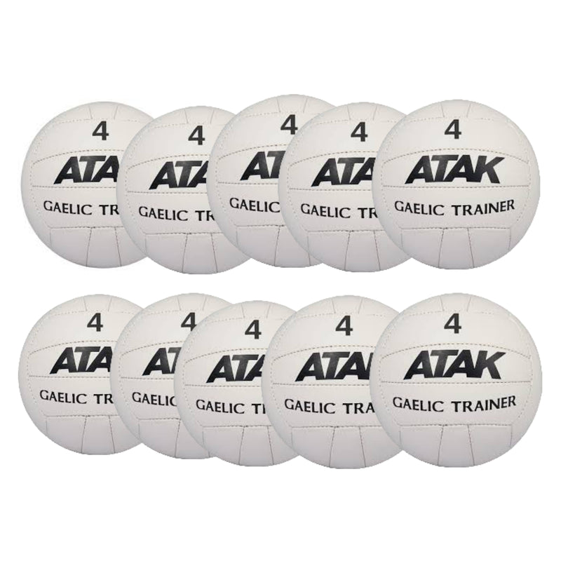 Atak  - Training Gaelic Football  - Size 4  - 10 Pack