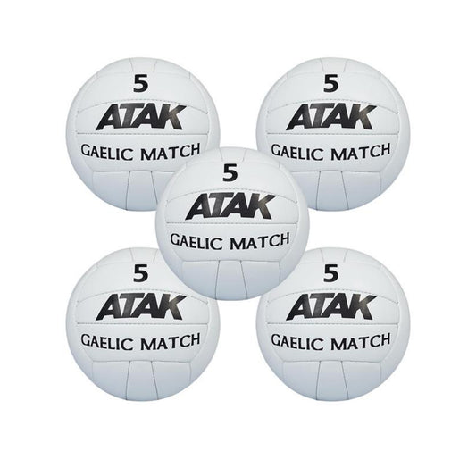 ATAK MATCH GAELIC FOOTBALL - SIZE 5 (5 PACK)