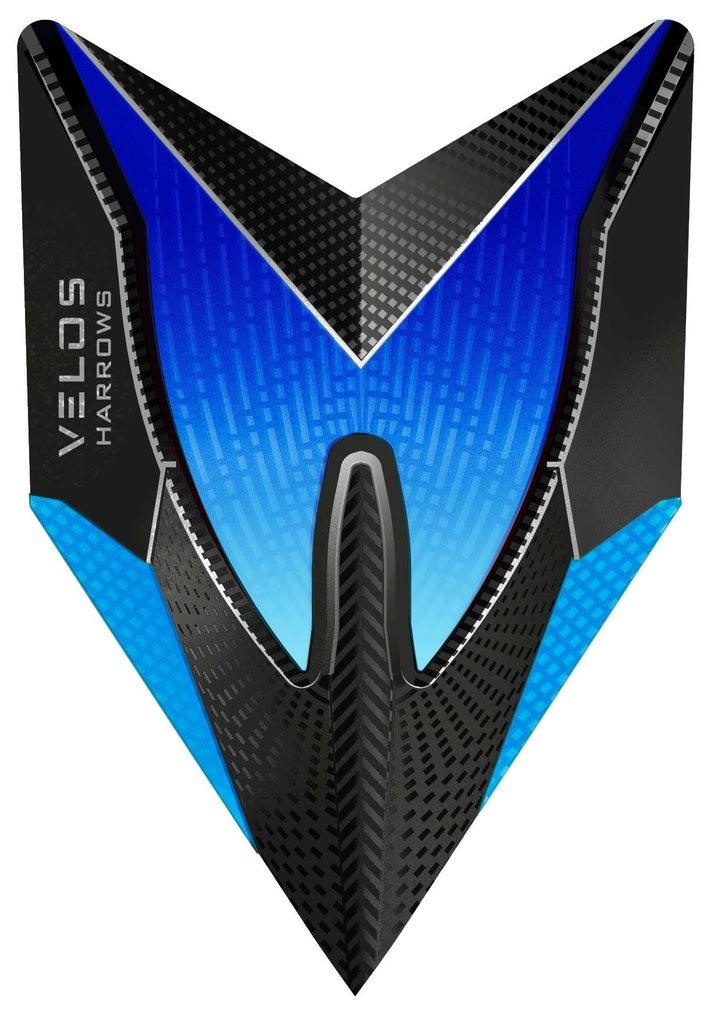 HARROWS VELOS DARTS FLIGHTS - BLUE