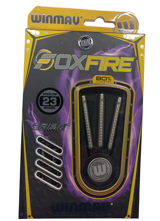 WINMAU FOXFIRE STEEL TIP DARTS (21g/23g)