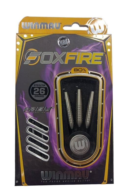 WINMAU FOXFIRE STEEL TIP DARTS 26g