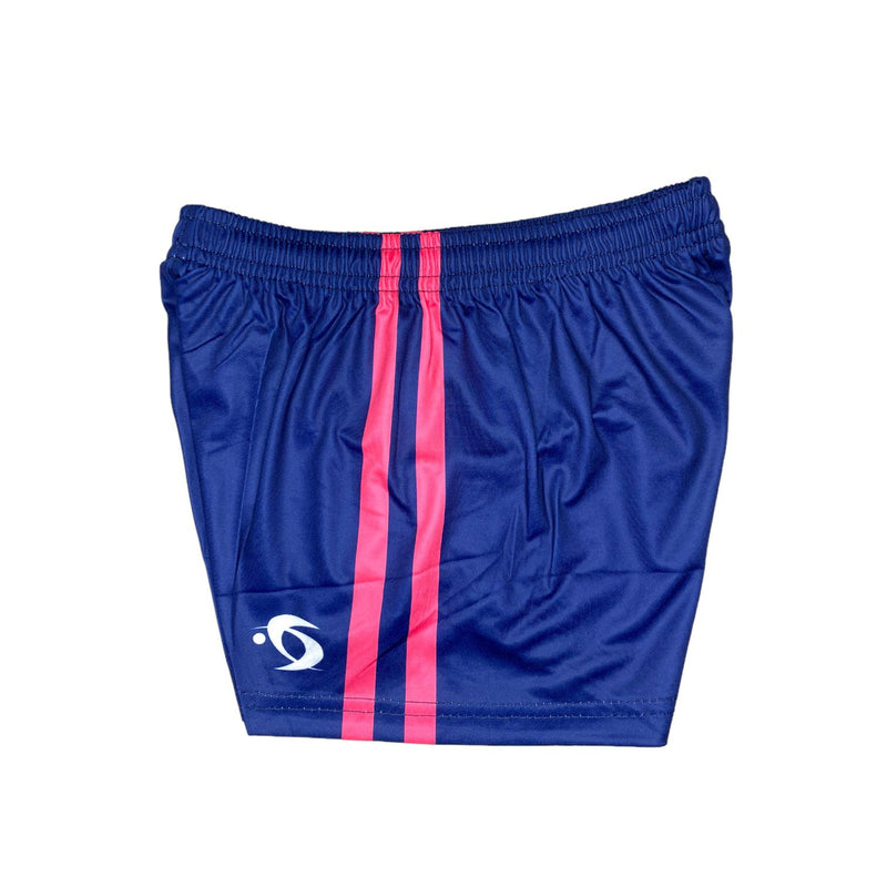 Premier Sports - The Grassroots Collection - Kids Training Shorts   -  Navy/Pink
