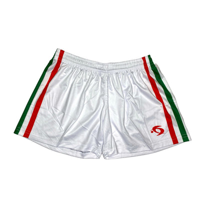 PREMIER SPORTS KIDS TRAINING SHORTS 24 - RED/GREEN