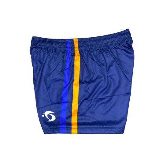 PREMIER SPORTS KIDS TRAINING SHORTS 24 - NAVY/BLUE/GOLD