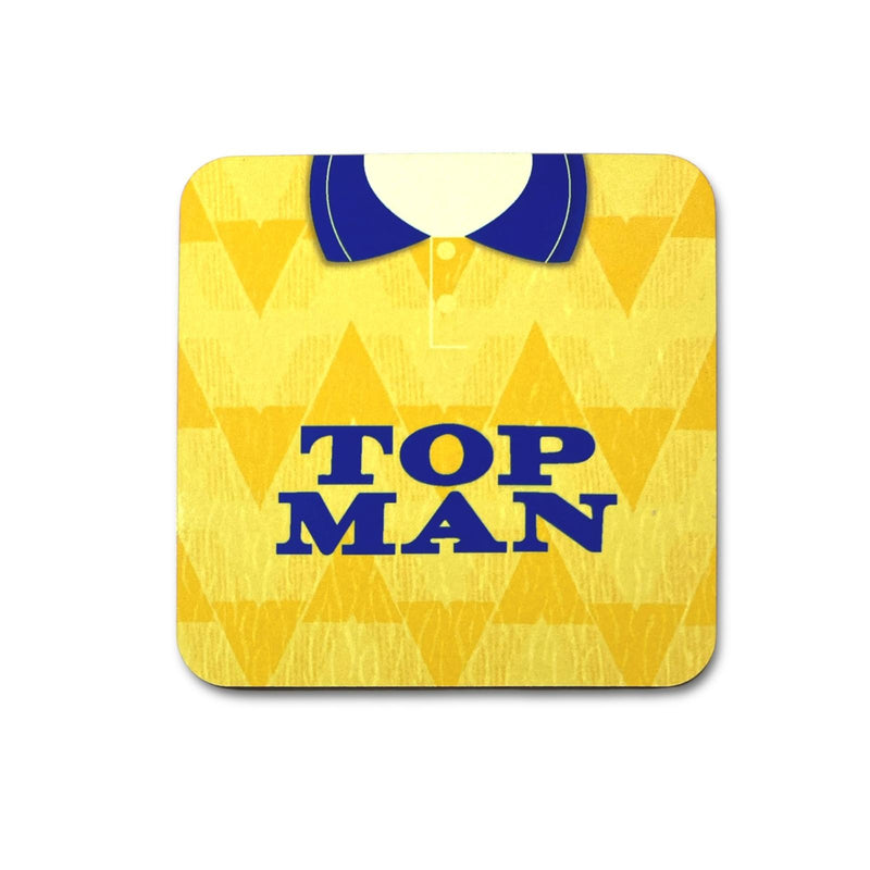 Leeds United (Leeds)  - Retro Jersey Coaster  - 92 Away