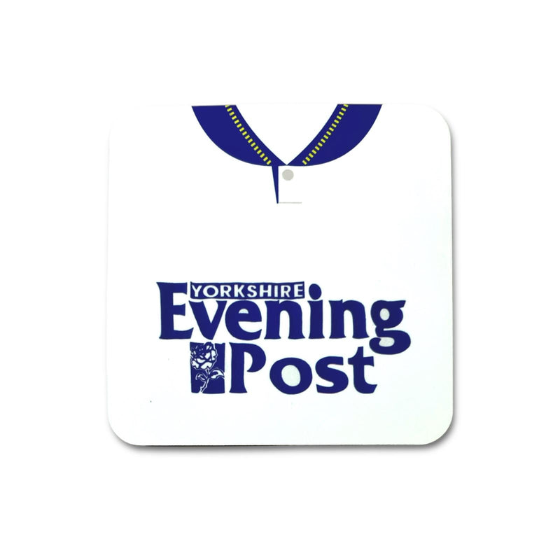 Leeds United (Leeds)  - Retro Jersey Coaster  - Evening Post