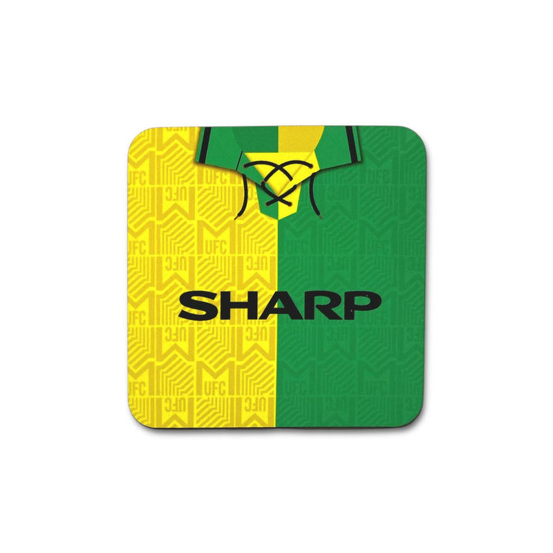 Manchester United (Man Utd)  - Retro Jersey Coaster  - 94 Third