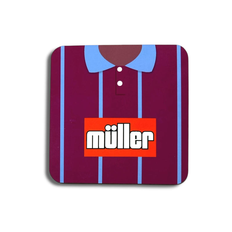 Aston Villa  - Retro Jersey Coaster  - 94