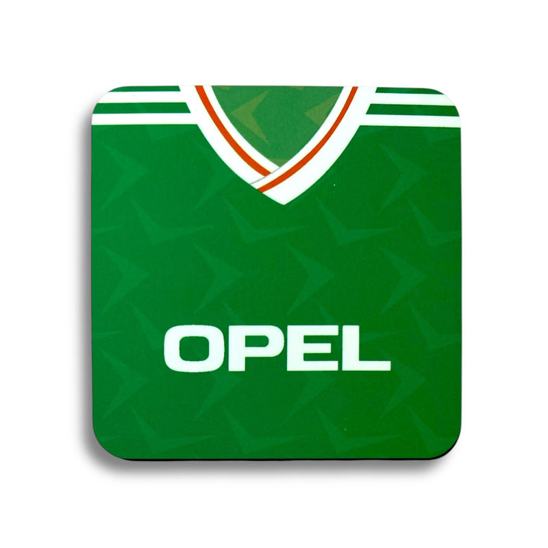 Republic of Ireland  - Retro Jersey Coaster  - 90