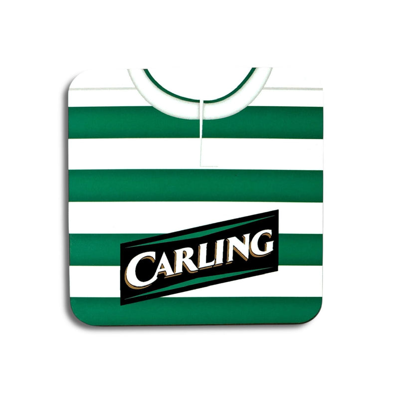 Celtic FC  - Retro Jersey Coaster  - Carling (Home)