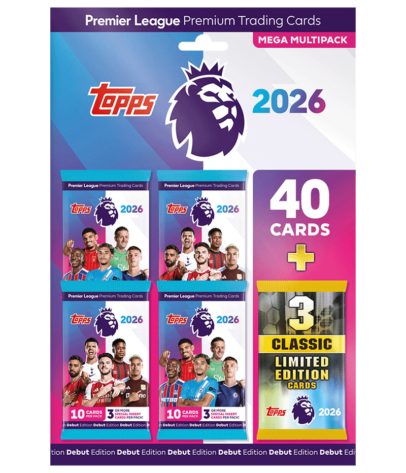 Topps Premier League Trading Cards 2026  - Mega Multipack