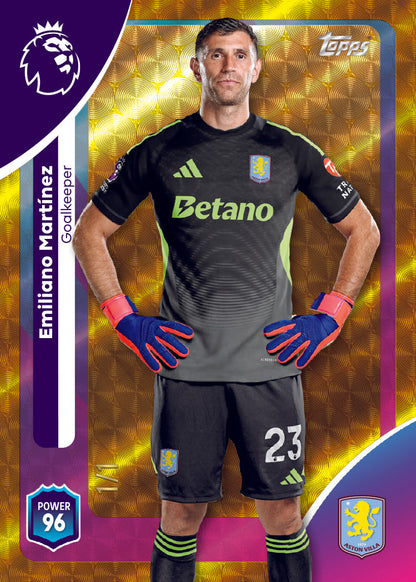 TOPPS PREMIER LEAGUE TRADING CARDS 2026 - MEGA TIN #1 GOAL MACHINE