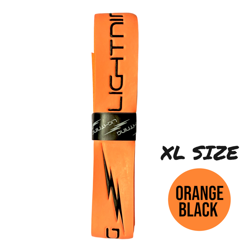 Lightning  - Embossed Hurling Grip  - XL  - Orange/Black
