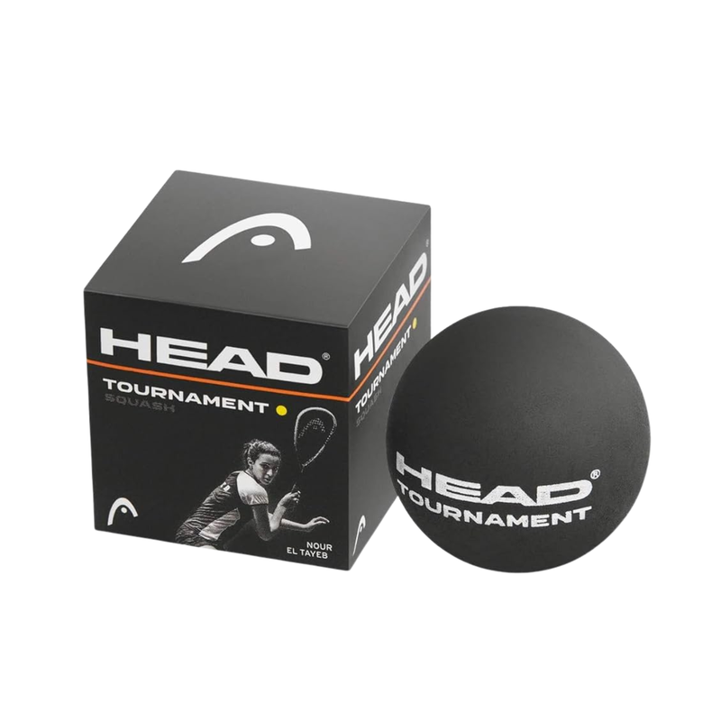 Head  - Tournament Squash Ball  - Single  - Yellow Dot