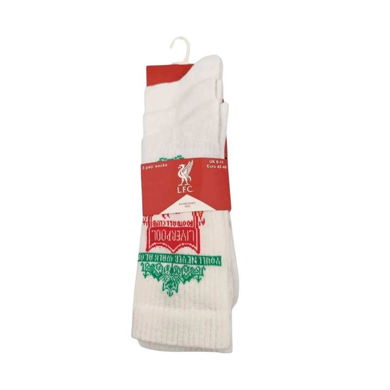 Liverpool FC  - Sports Socks  - 3 Pack  - 8-11
