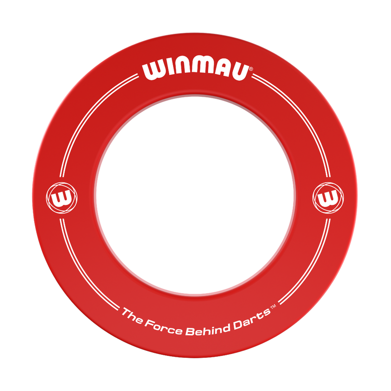 Winmau  - Dartboard Surround  - Red Printed