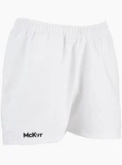 McKeever  - Core Rugby Shorts  - White  - Senior