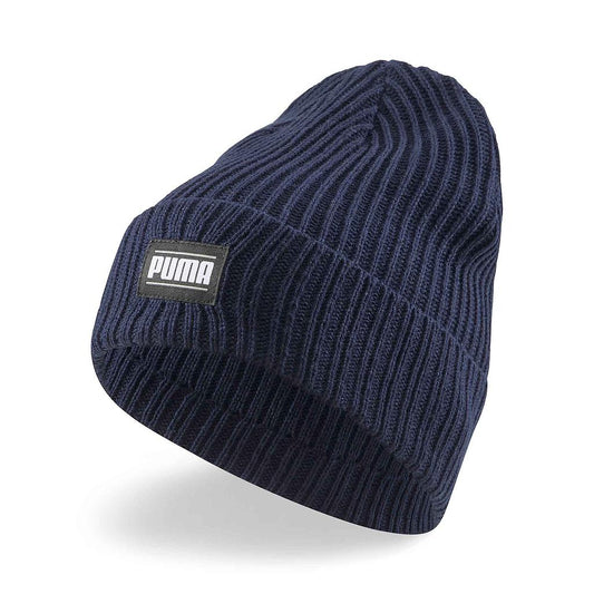 PUMA RIBBED CLASSIC BEANIE - NAVY