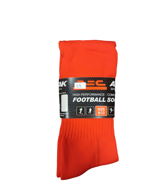 ATAK PLAIN FOOTBALL SOCKS - ORANGE