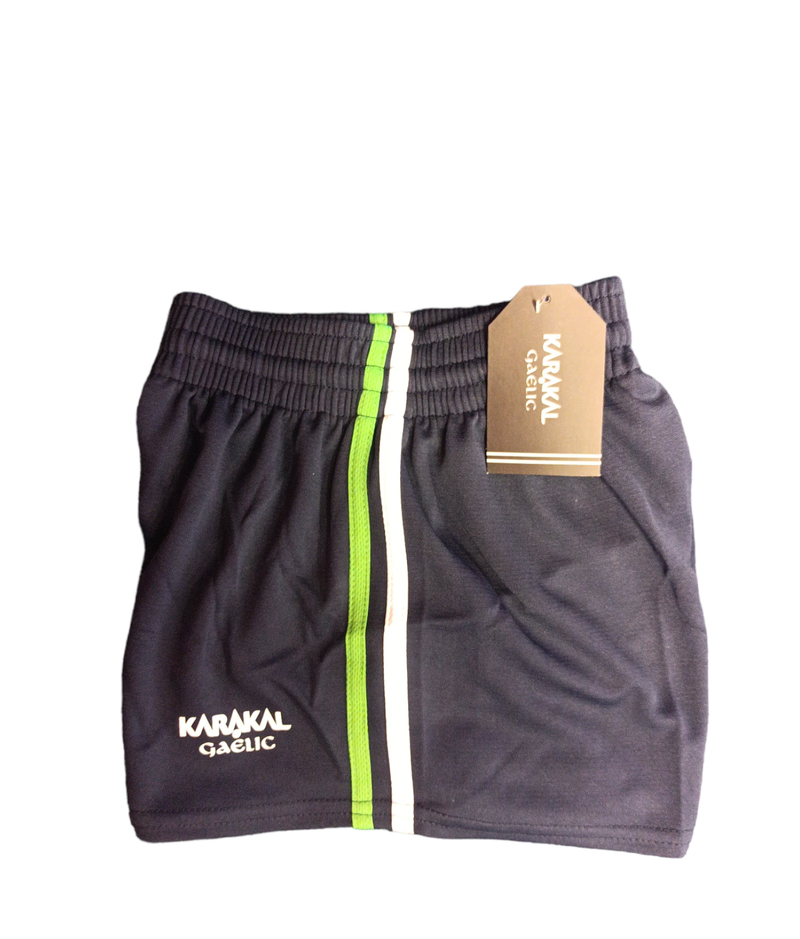 Karakal  - Elite GAA Shorts  - Junior  - Navy/Green/White
