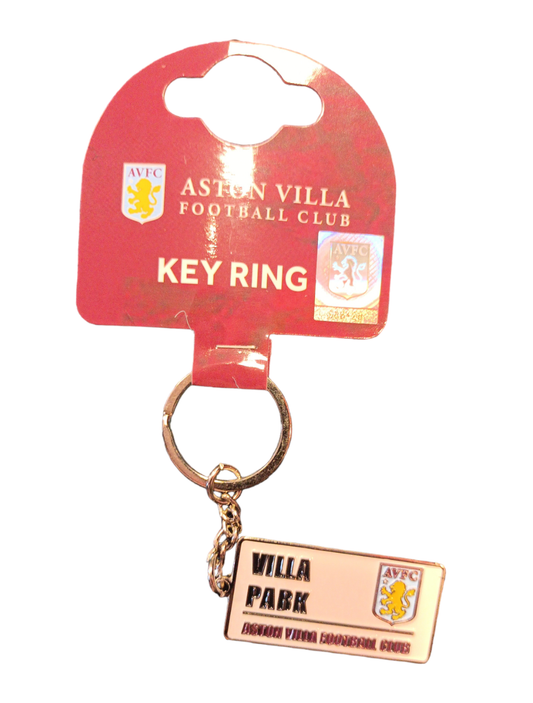 ASTON VILLA STREET SIGN KEYRING