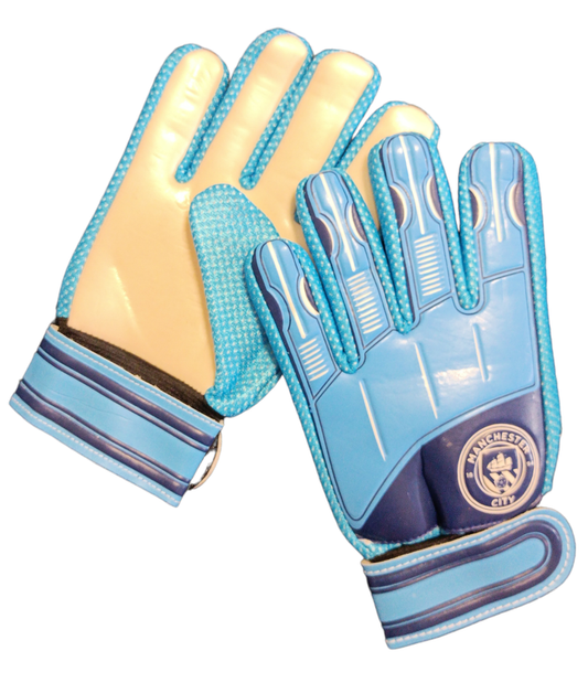 MAN CITY GOALKEEPER GLOVES - JNR