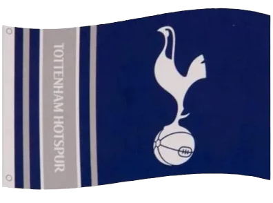 Tottenham Hotspur (Spurs)  - Wordmark Flag