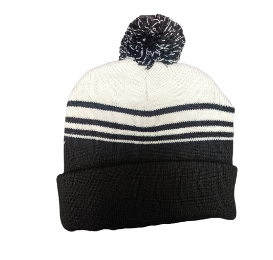 PREMIER SPORTS BLACK/WHITE BOBBLE HAT