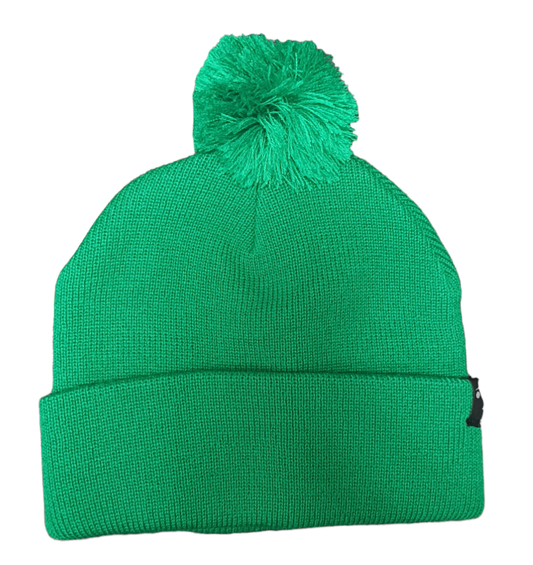 PREMIER SPORTS GREEN BOBBLE HAT - GREEN BOBBLE