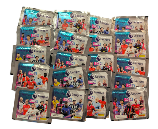 PREMIER LEAGUE 2024 OFFICIAL STICKER COLLECTION - 20 PACKETS
