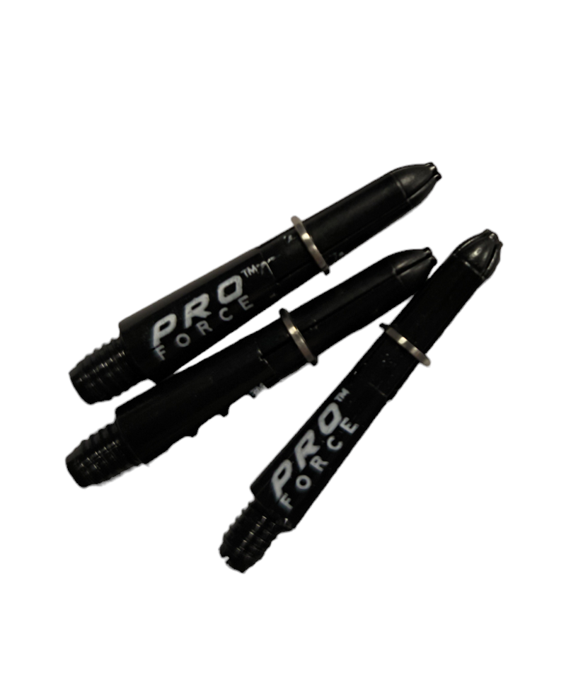 Winmau  - Pro Force Shafts  - Black  - Ex-Short