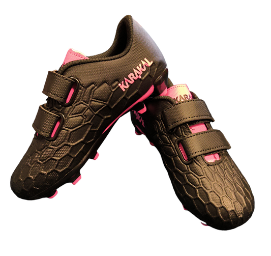 KARAKAL HEX FOOTBALL BOOTS - PINK/BLACK