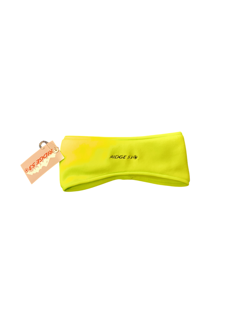 Ridge 53  - Fleece Ear Warmers  - Fluorescent Yellow