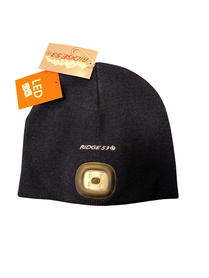 Ridge 53  - LED Beanie Hat  - Navy