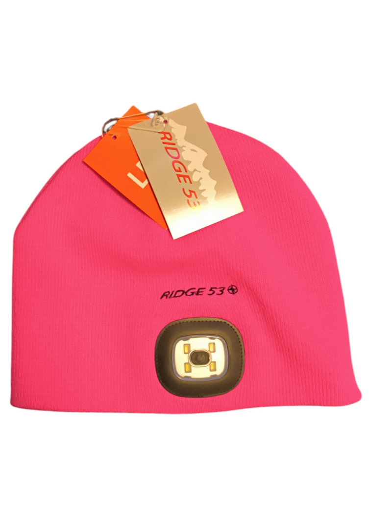 Ridge 53  - LED Beanie Hat  - Fuchsia