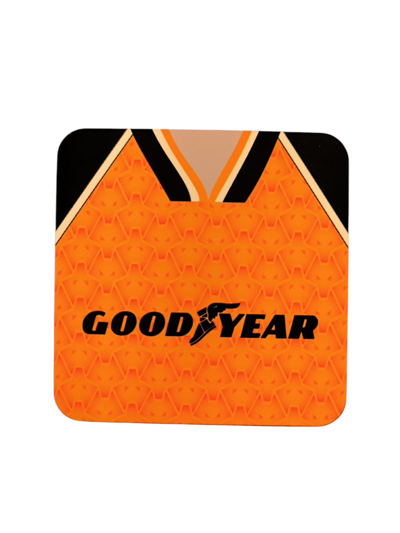 Wolverhampton Wanderers (Wolves)  - Retro Jersey Coaster