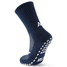 ATAK SHOX MID LEG GRIP SOCKS-NAVY