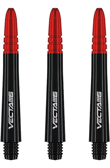 Winmau  - Vecta Blade Shafts  - .207  - Black/Red  - Medium