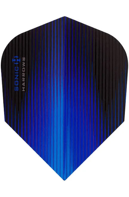 HARROWS SONIC DARTS FLIGHTS - METALLIC LAMINATE BLUE