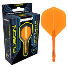 WINMAU FUSION INTEGRATED FLIGHT/SHAFT - ORANGE (MEDIUM)