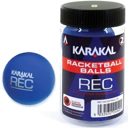 KARAKAL 2 PACK RACKETBALL BALLS - BLUE