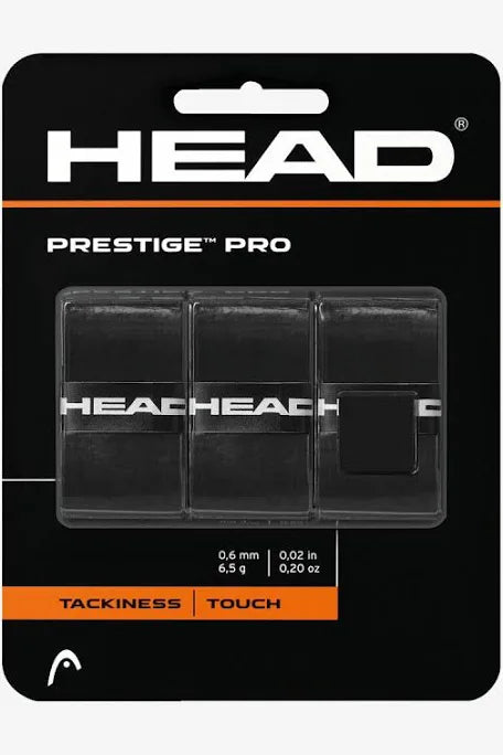 Head  - Prestige Pro Overgrips  - Black