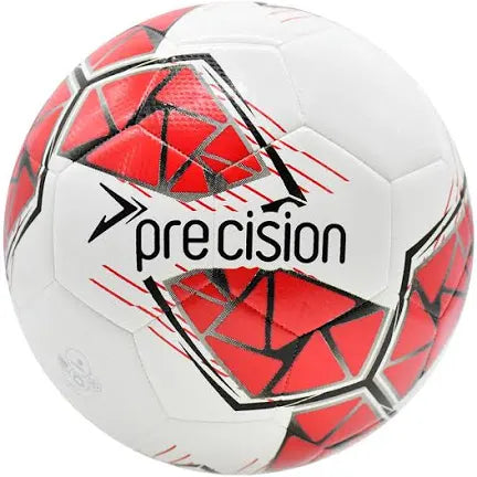 PRECISION FUSION FIFA BASIC TRAINING FOOTBALL SIZE 5 - RED/WHITE