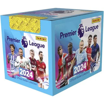 PREMIER LEAGUE 2024 OFFICIAL STICKER COLLECTION FULL BOX OF SINGLE PACKS
