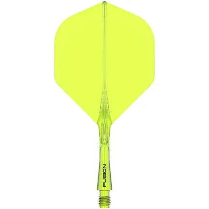 WINMAU FUSION INTEGRATED FLIGHT/SHAFT - YELLOW (MEDIUM)