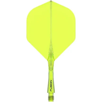 WINMAU FUSION INTEGRATED FLIGHT/SHAFT - YELLOW (MEDIUM)