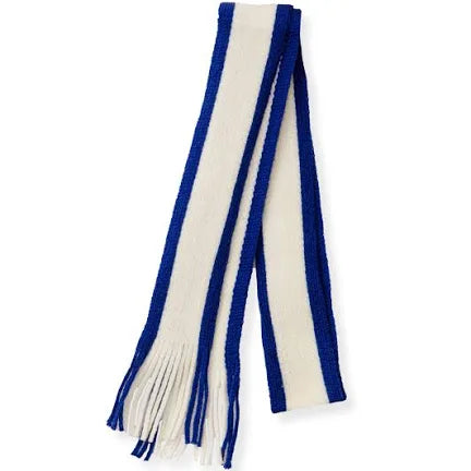 Mini Scarf  - Blue/White