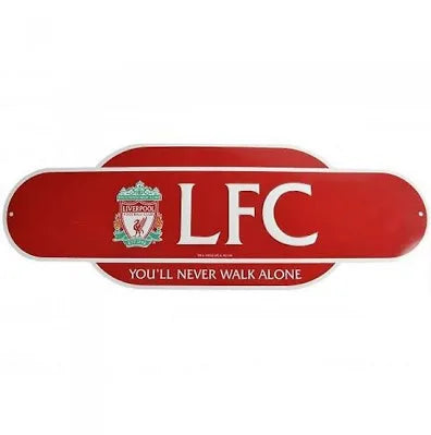 LIVERPOOL RETRO YEARS STREET SIGN - RED
